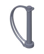 Pipe linchpin 8 mm