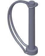 Pipe linchpin 8 mm